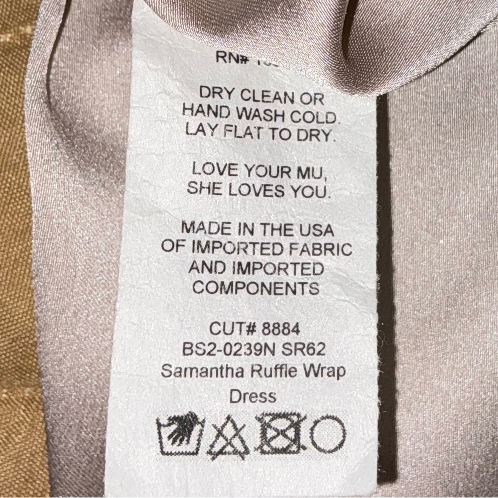 Show Me Your Mumu Samantha Ruffle Wrap Dress Size XS - Picture 16 of 16